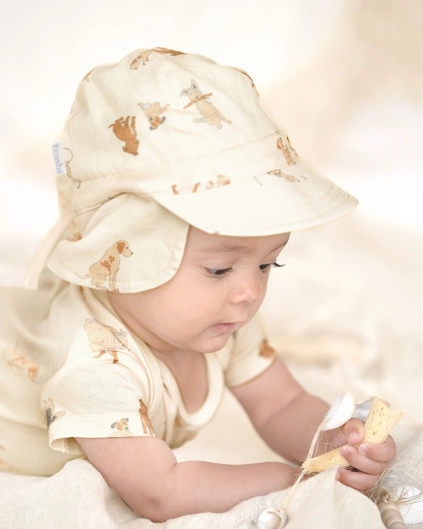Flap Cap Bambini Puppy Love