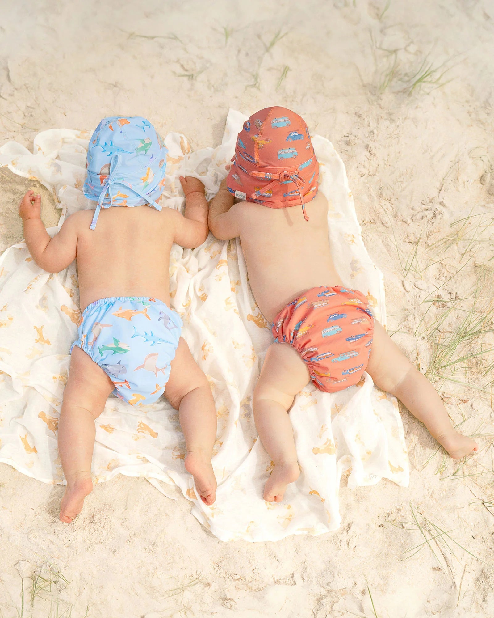 Swim Baby Flap Cap Surfs Up XS