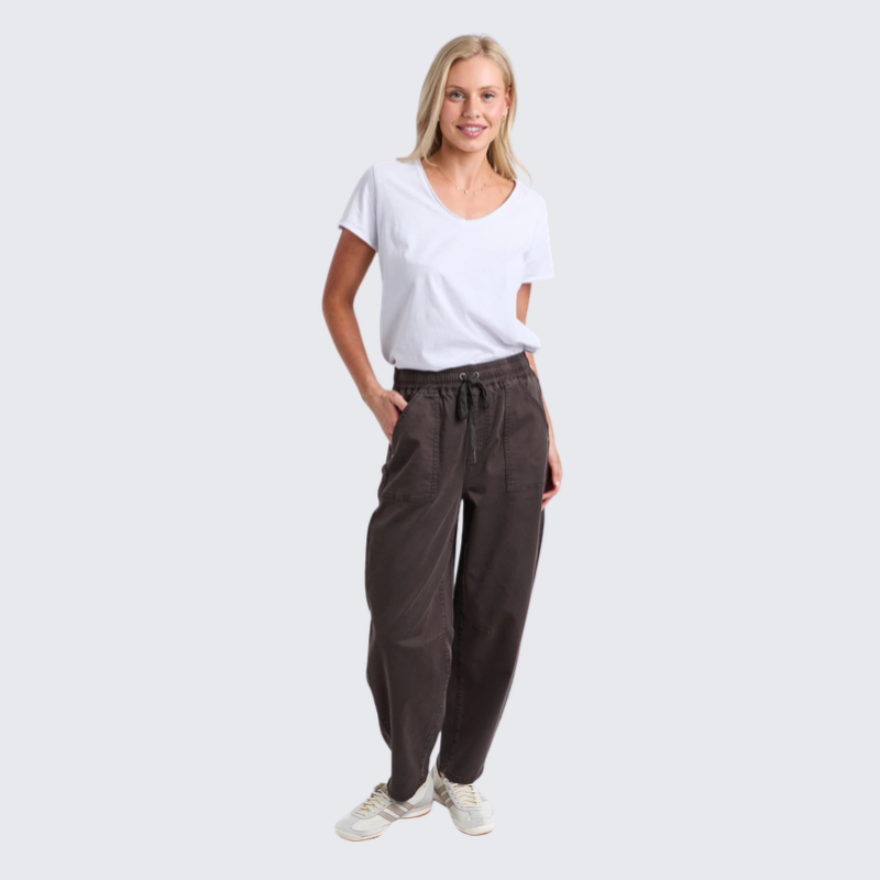 Quinn Barrel Jogger Chocolate