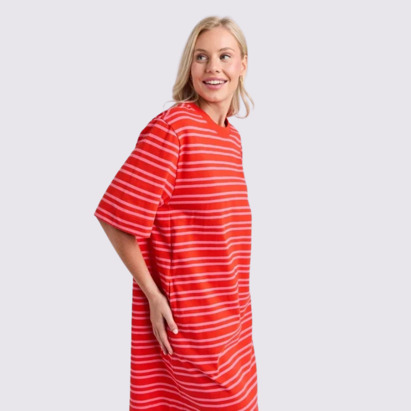Rouge Tee Dress Tangello