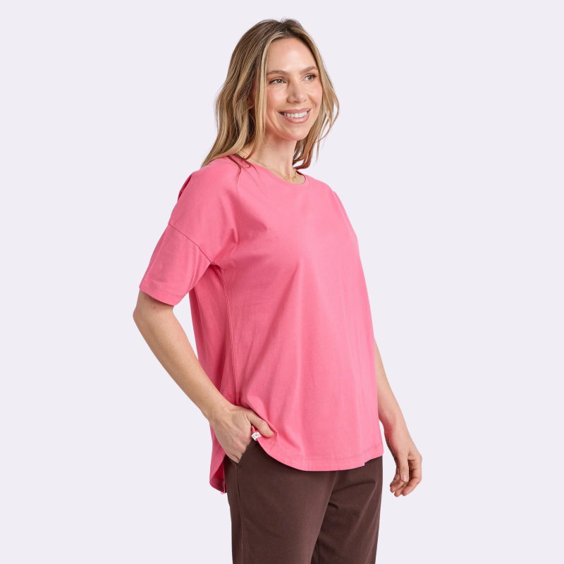 Society SS Tee Pink Lemonade