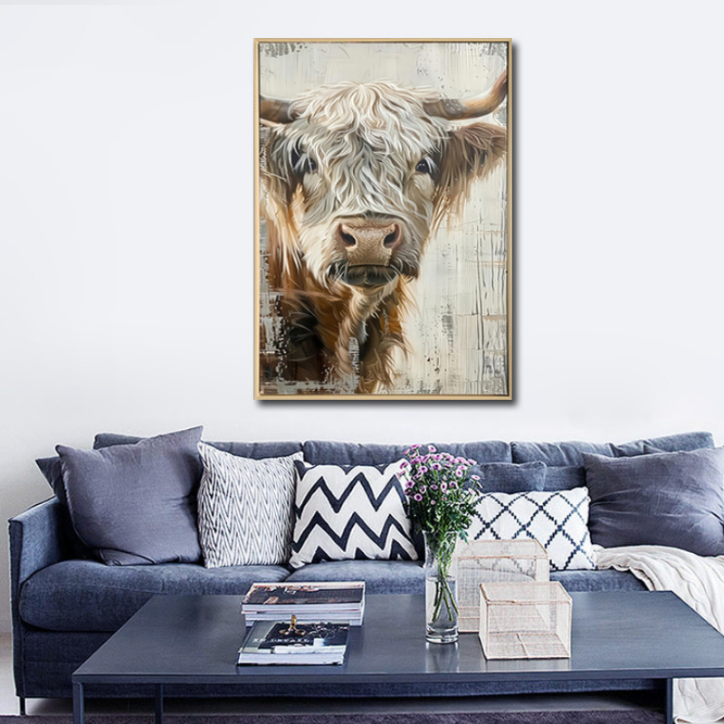 Boris The Highlander Wall Art