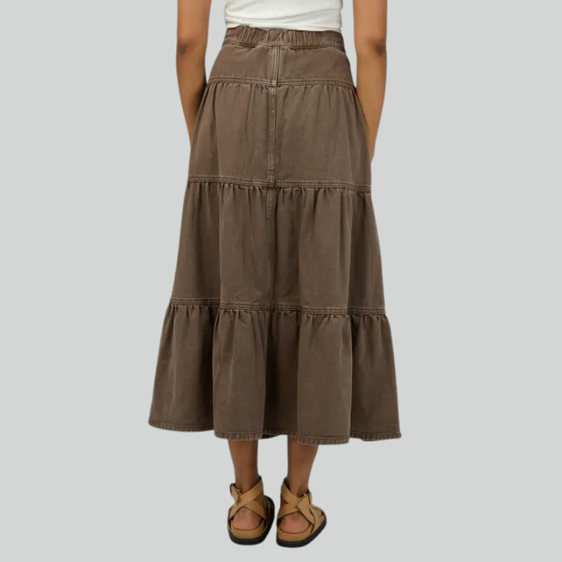 Coco Denim Maxi Skirt