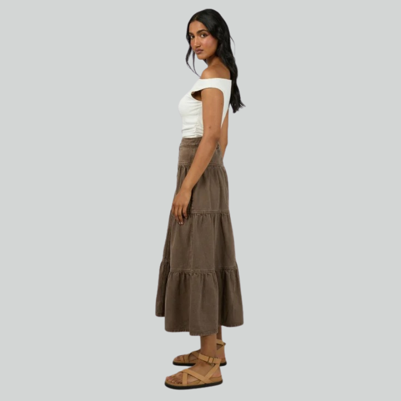 Coco Denim Maxi Skirt