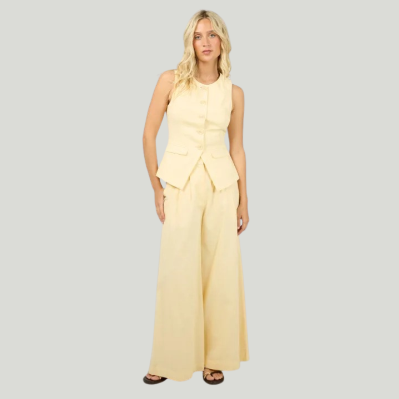 Alessa Linen Vest