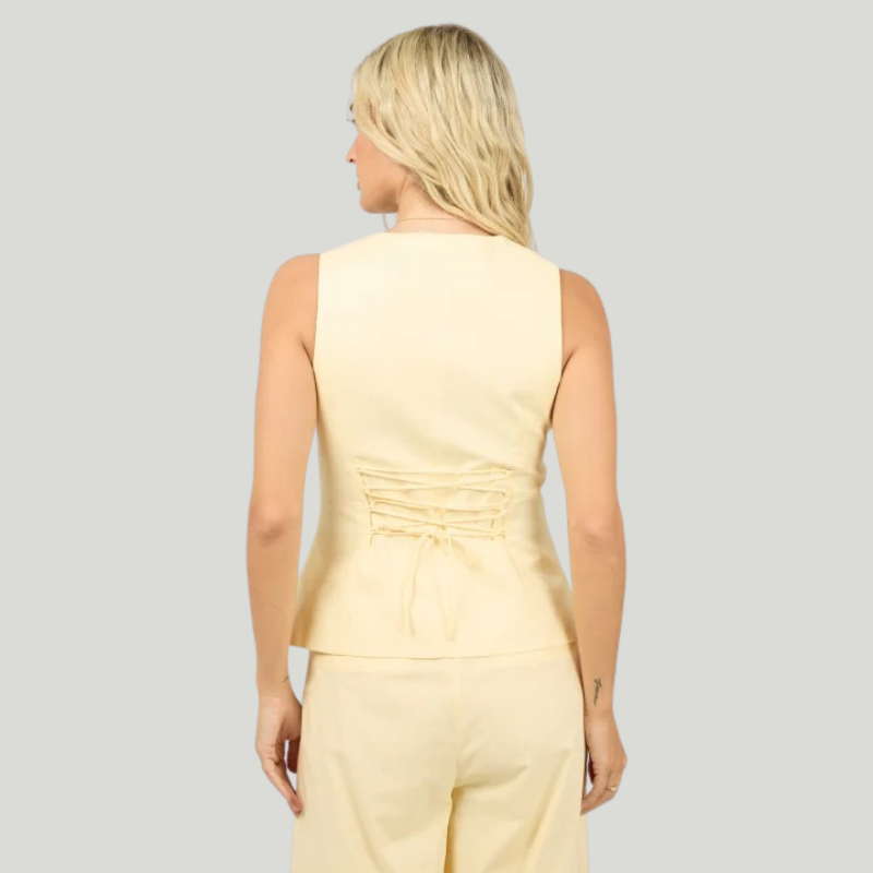 Alessa Linen Vest