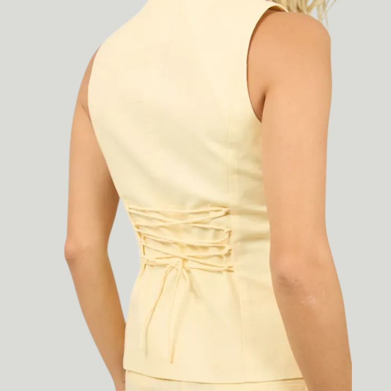 Alessa Linen Vest