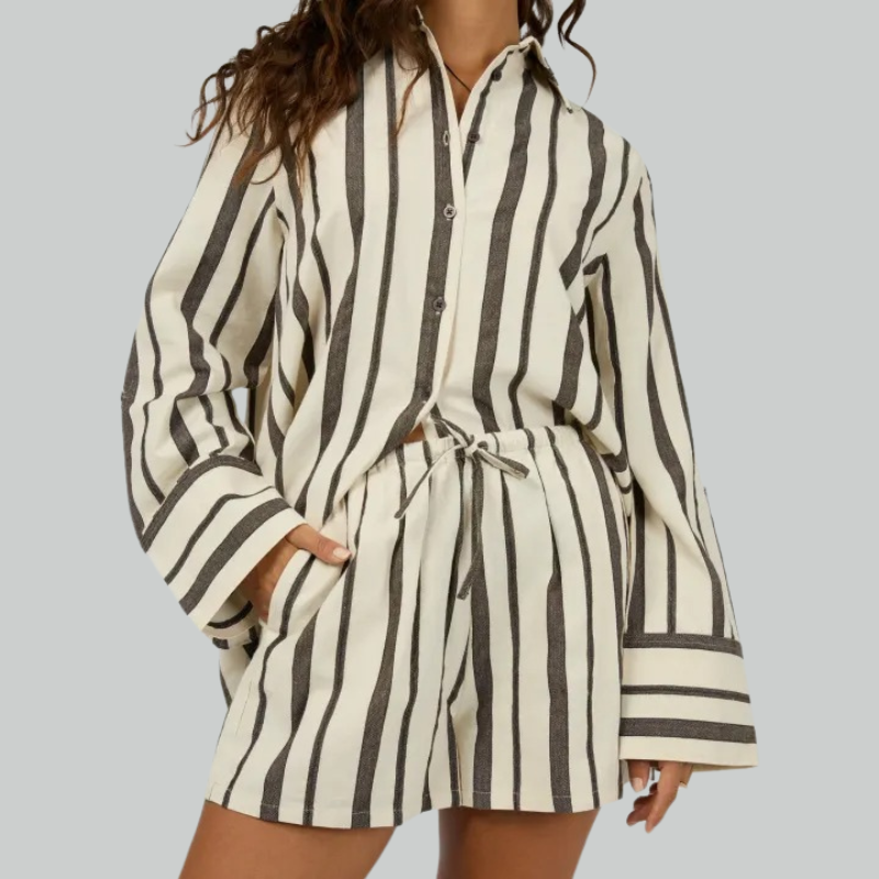 Rosa Stripe Short