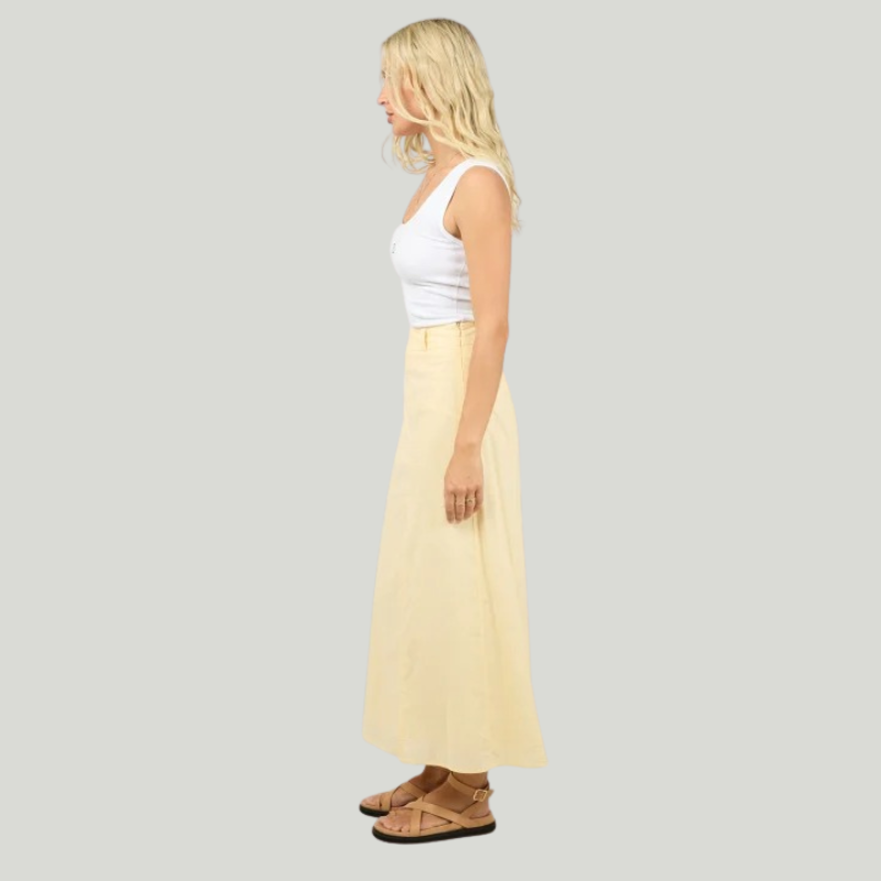 Alessa Linen Maxi Skirt