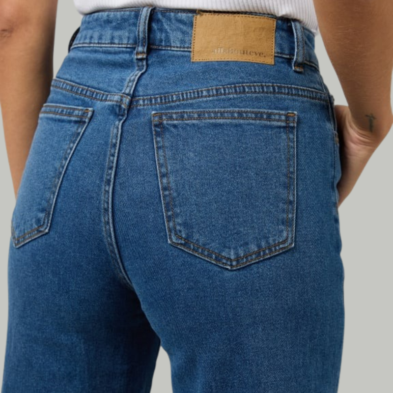 Jacqui Wide Leg Jean Heritage Blue