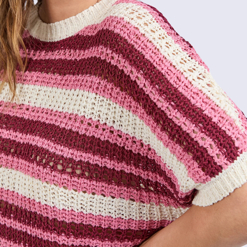 Chateau Stripe Knit Top