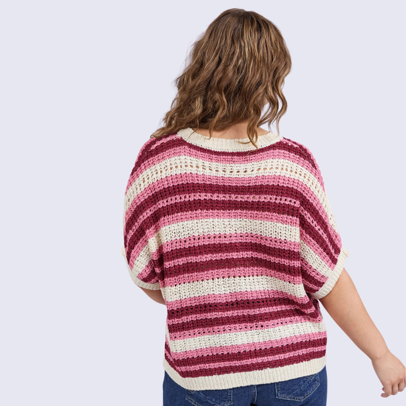 Chateau Stripe Knit Top
