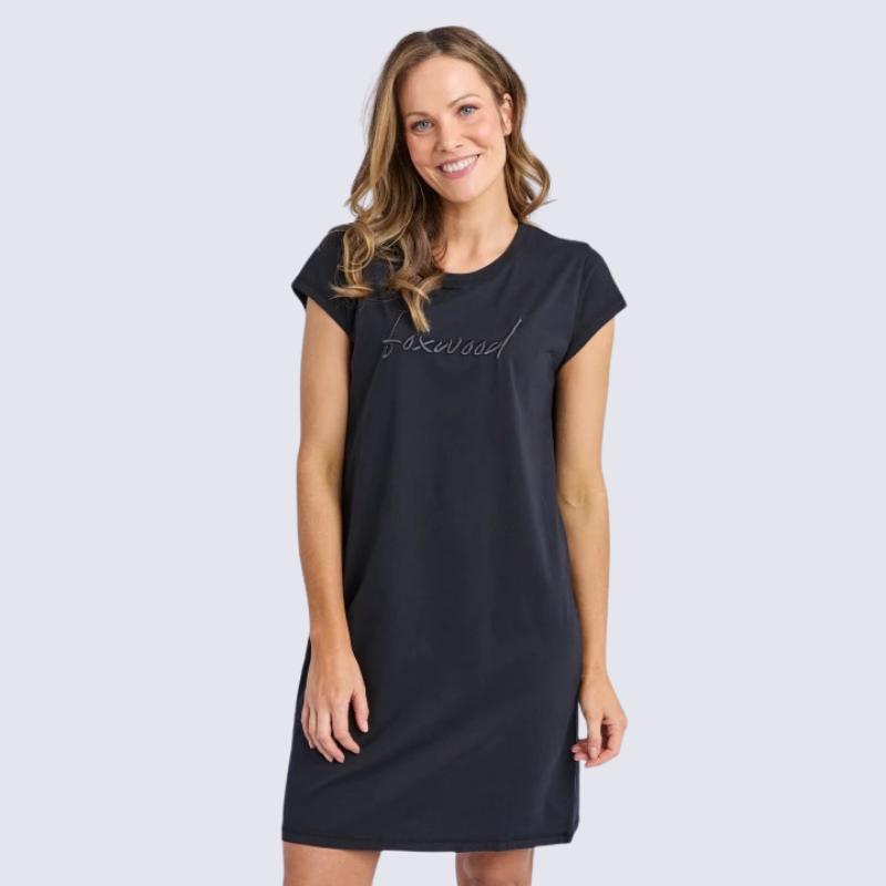 Signature Embroidery Tee Dress