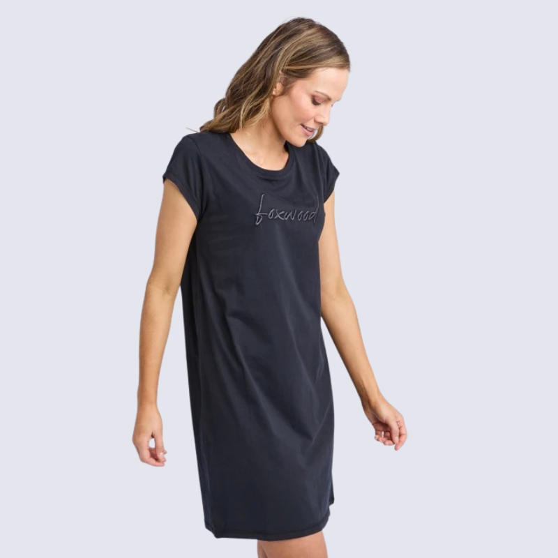 Signature Embroidery Tee Dress
