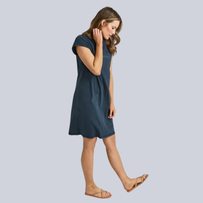 Signature Embroidery Tee Dress
