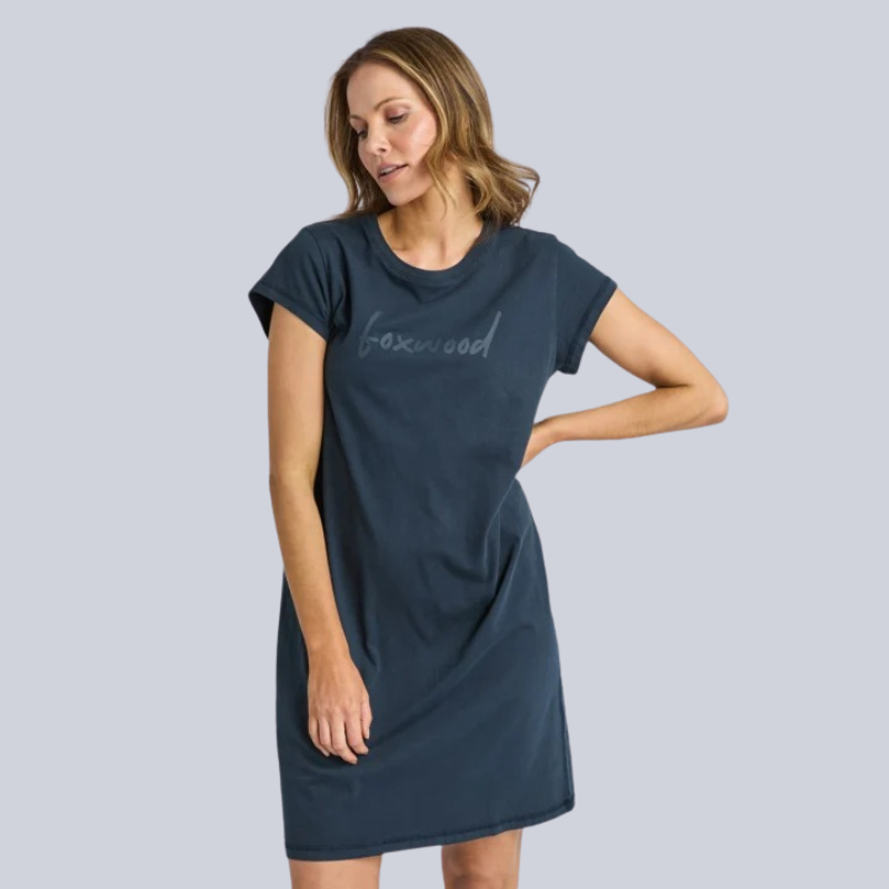 Signature Embroidery Tee Dress