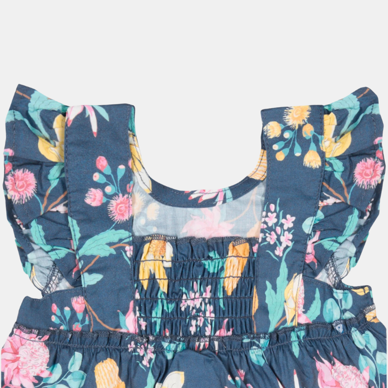 Baby Dress Matilda - Waratah Midnight