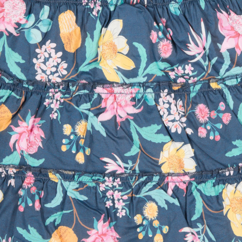 Baby Dress Matilda - Waratah Midnight