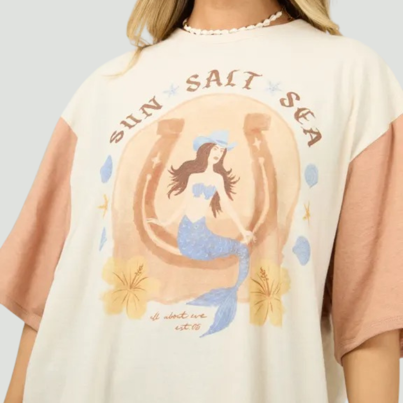 Sun Salt Sea Oversized Tee