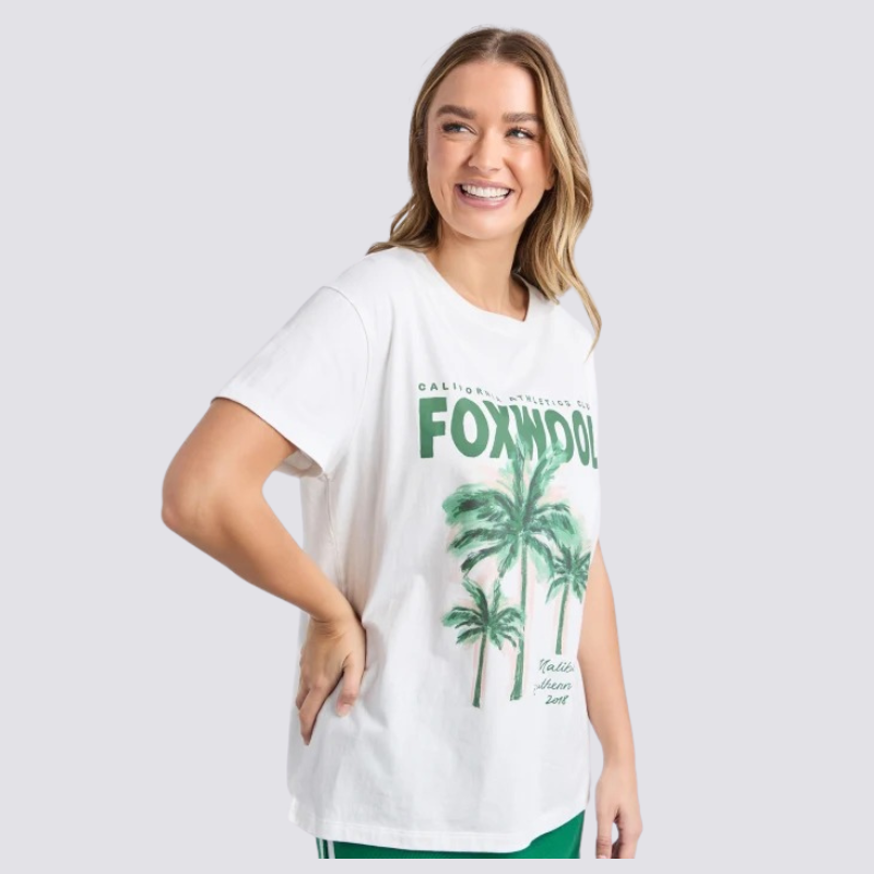 Malibu Tee Vintage White