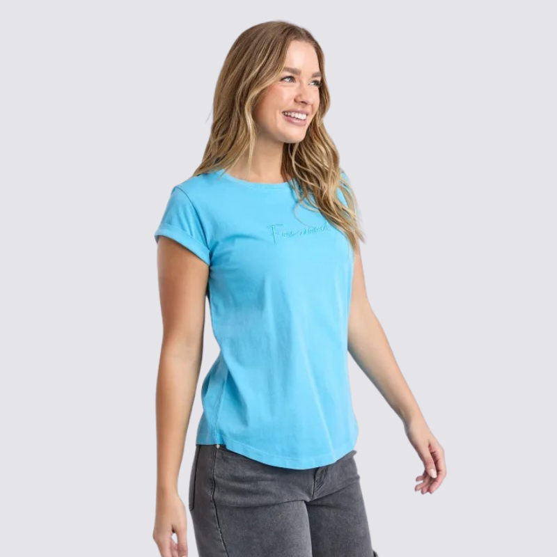Signature Tee Aqua