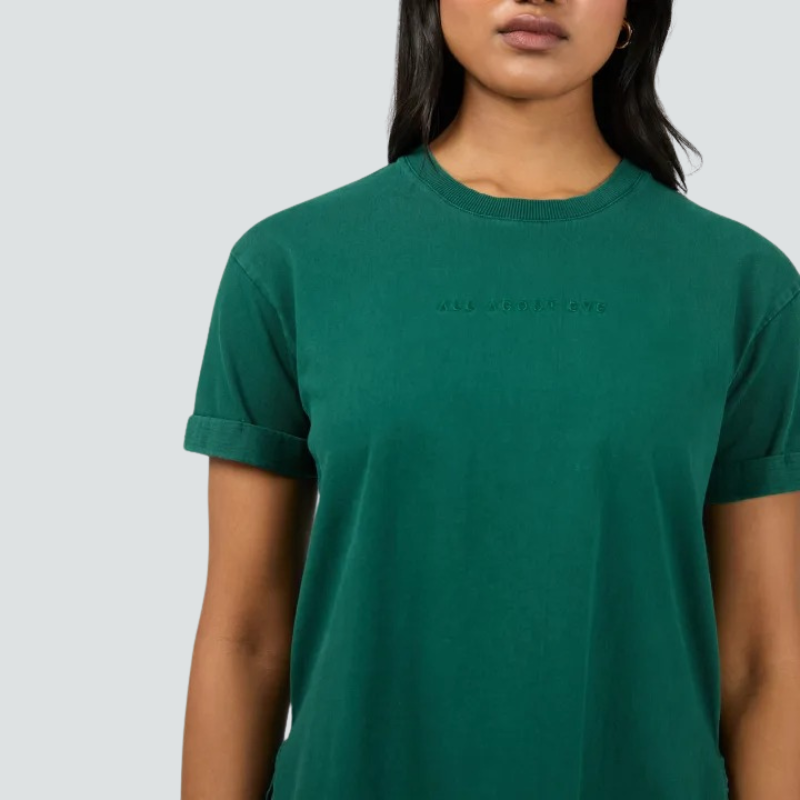 Washed Tee Forrest Green