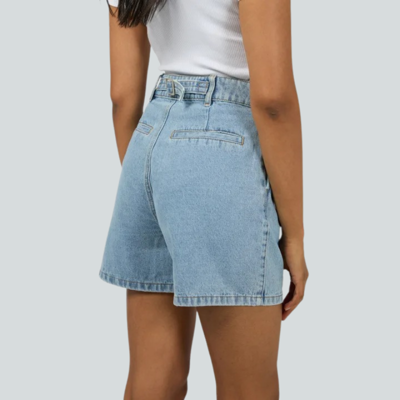 Stevie Denim Shorts Light Blue