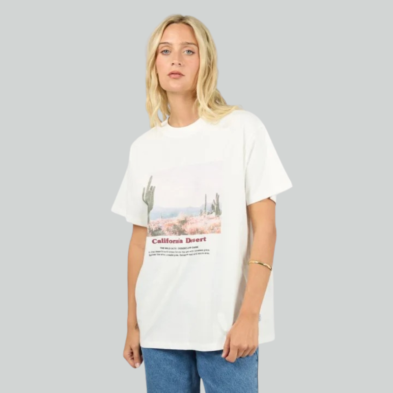 Liberty Road Relaxed Tee Vintage White