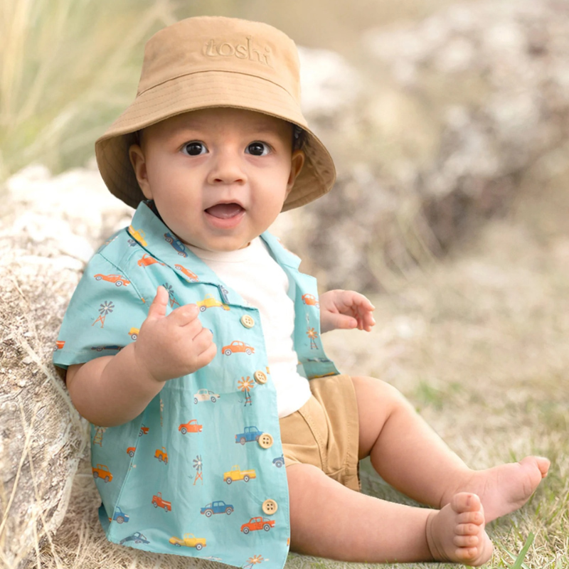 Boys Shirt  Banjo/Utes Teal