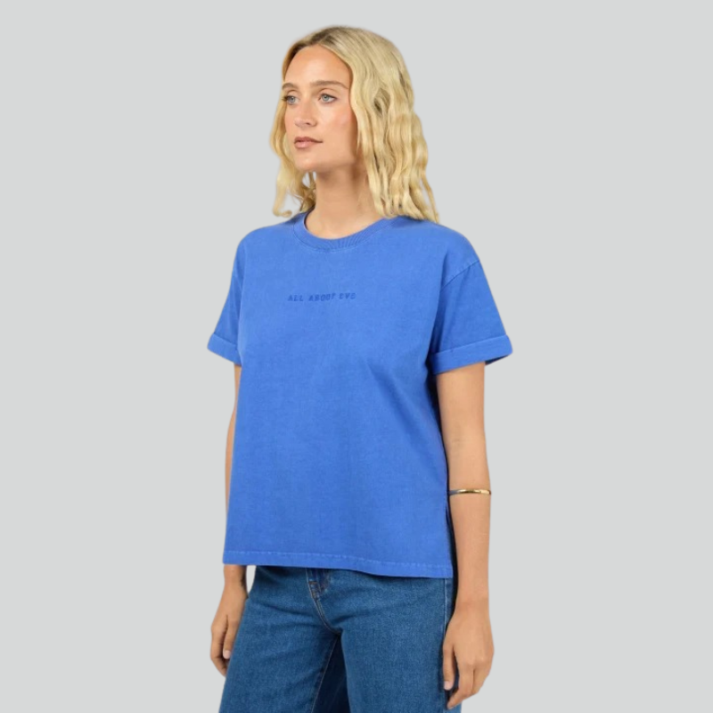 AAE Washed Tee Cobalt