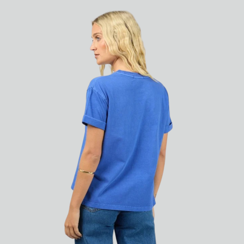 AAE Washed Tee Cobalt