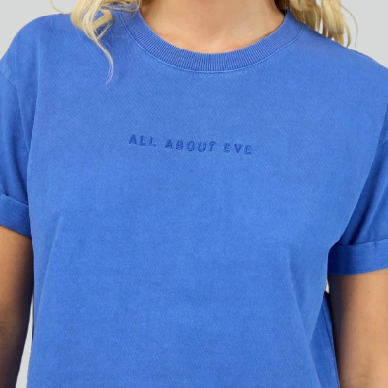 AAE Washed Tee Cobalt
