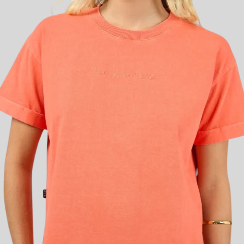 AAE Washed Tee Coral