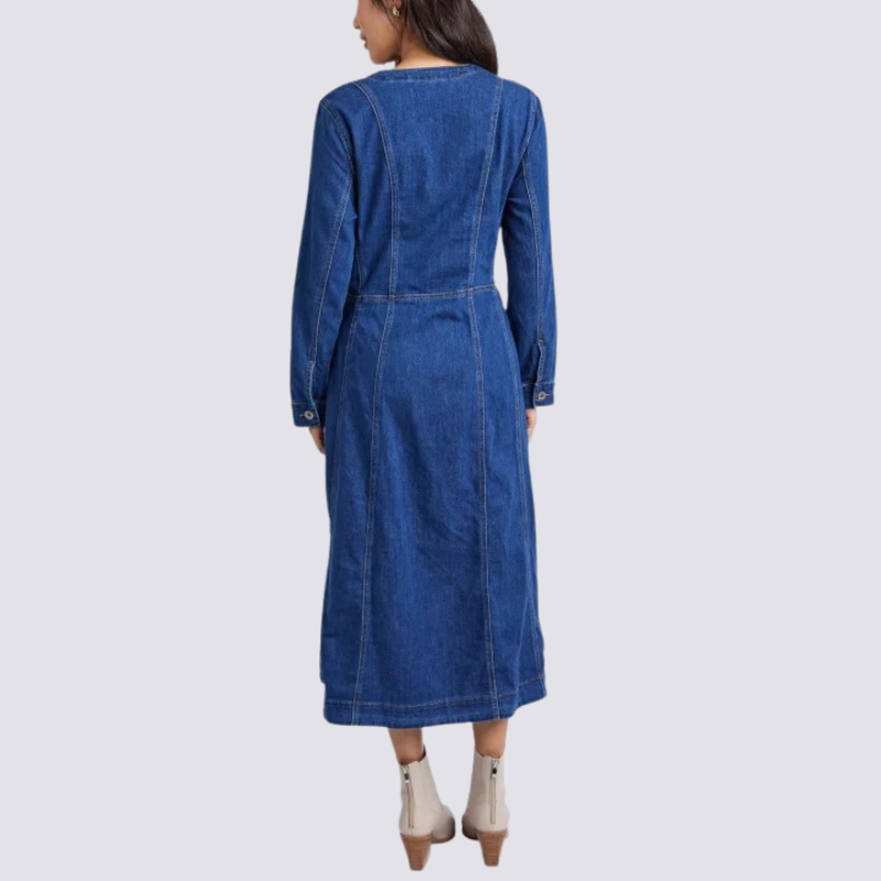 Mariella Denim Dress Mid Blue Wash