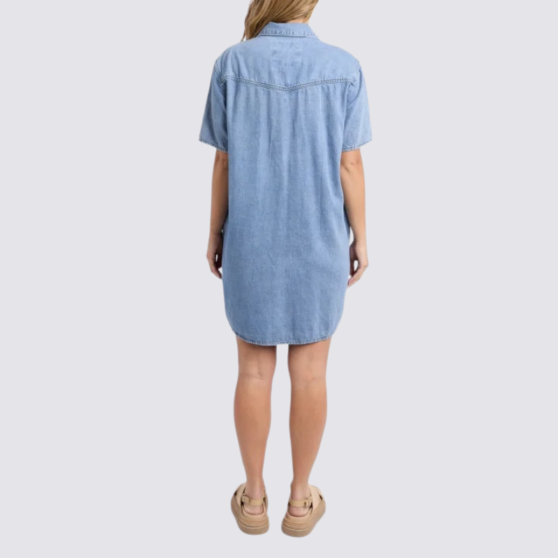 Sorcha Denim Dress Light Blue
