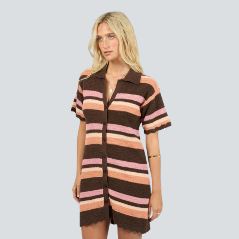 Copacabana Knit Dress Stripe
