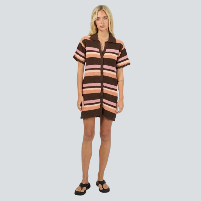 Copacabana Knit Dress Stripe