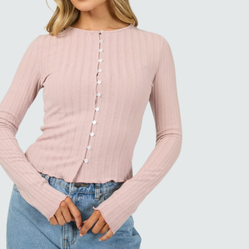 Tarni Knit Top - Fawn