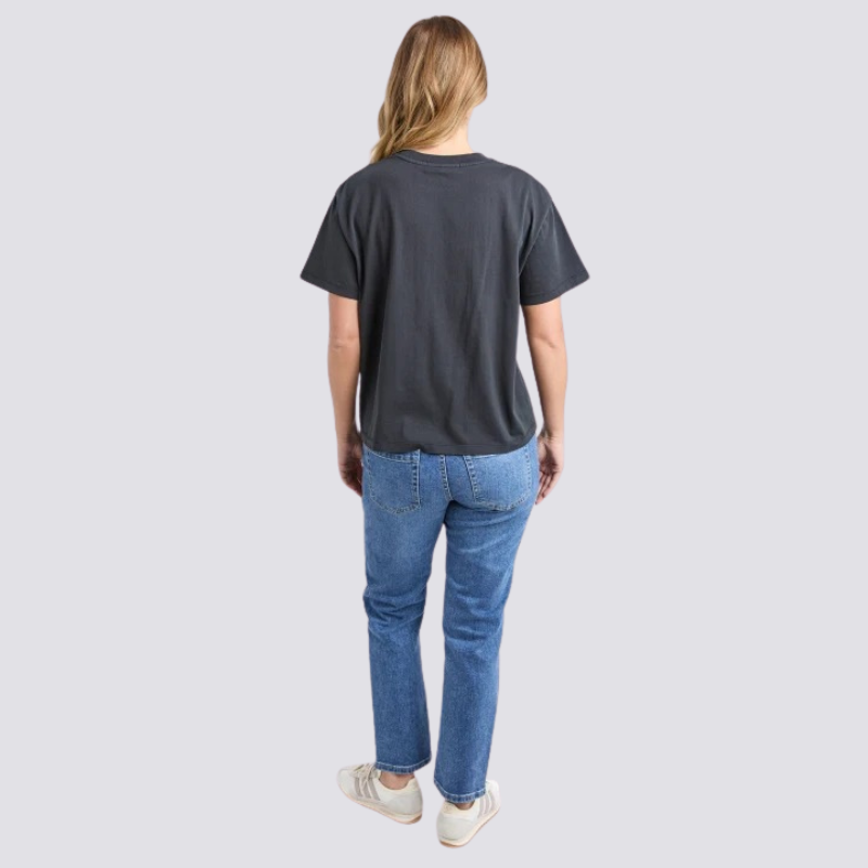 English Rose  Tee Black