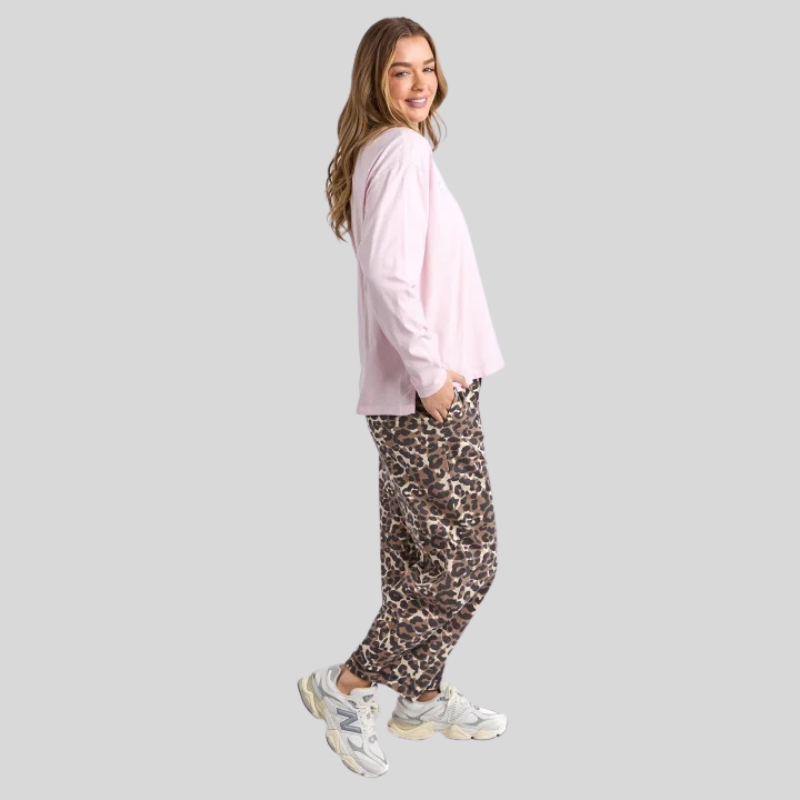 Simplified Long Sleeve Tee Pink