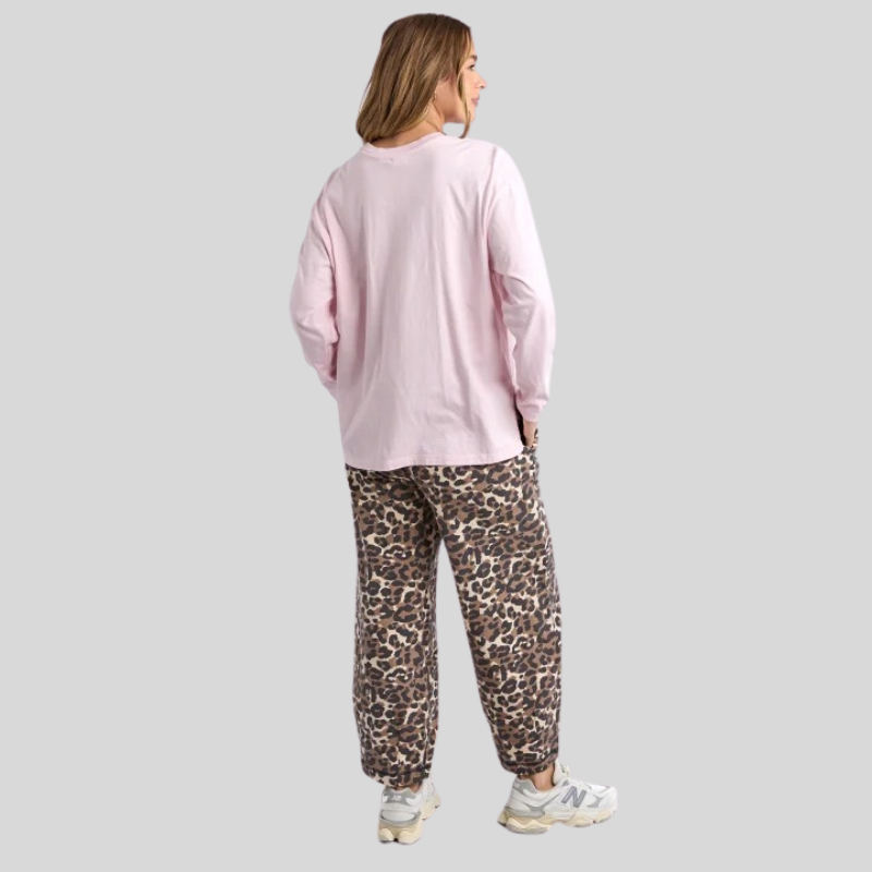 Simplified Long Sleeve Tee Pink