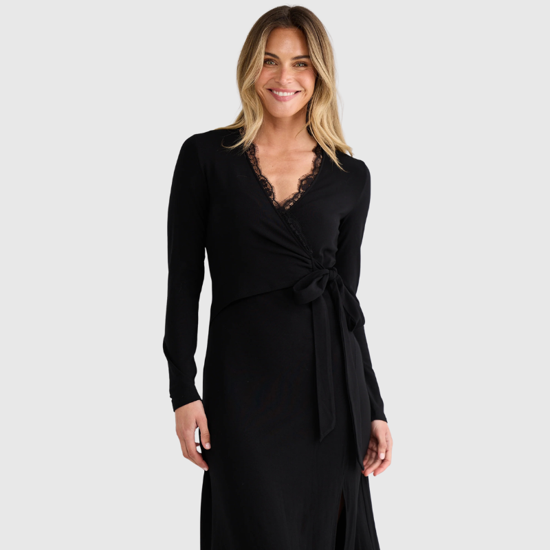 Brigitte Wrap Dress