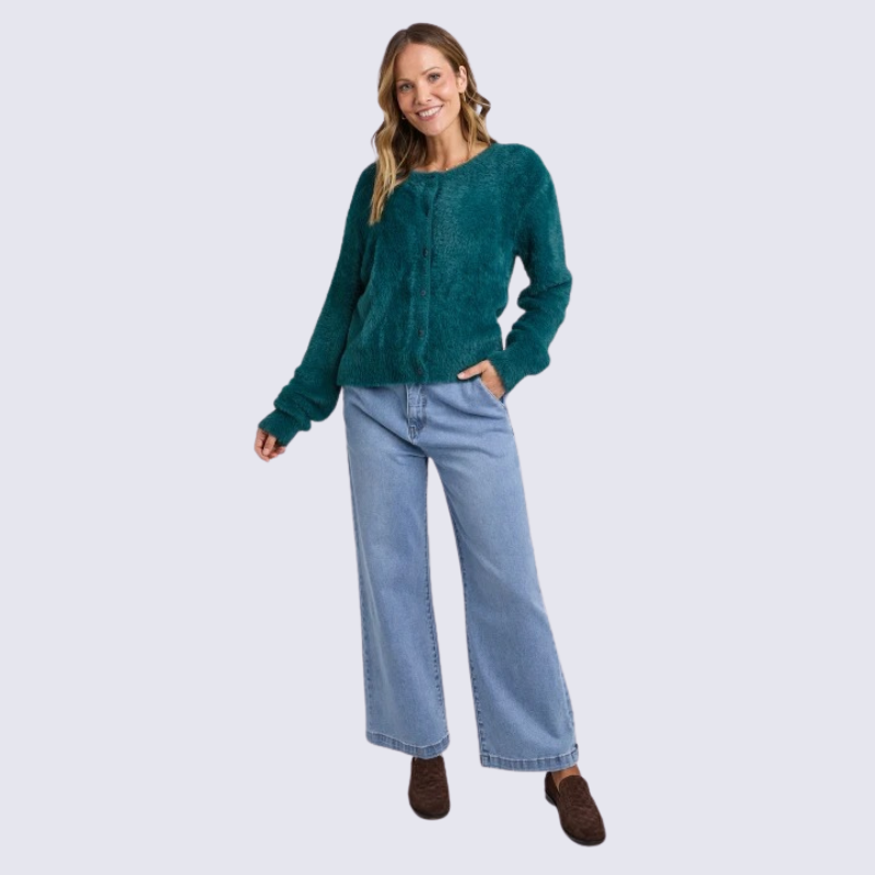 Paris Cardigan Teal