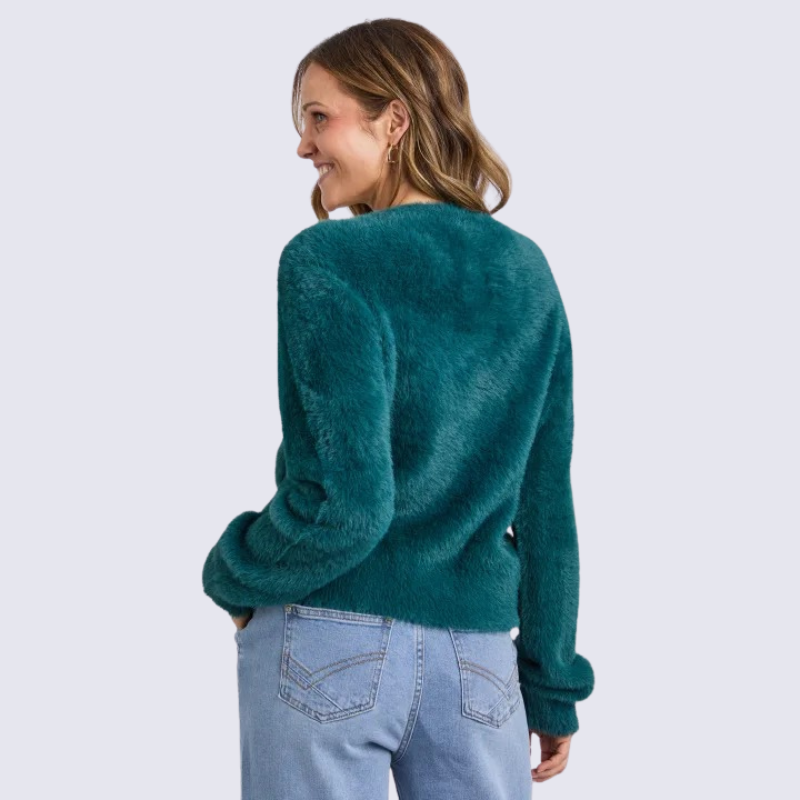 Paris Cardigan Teal