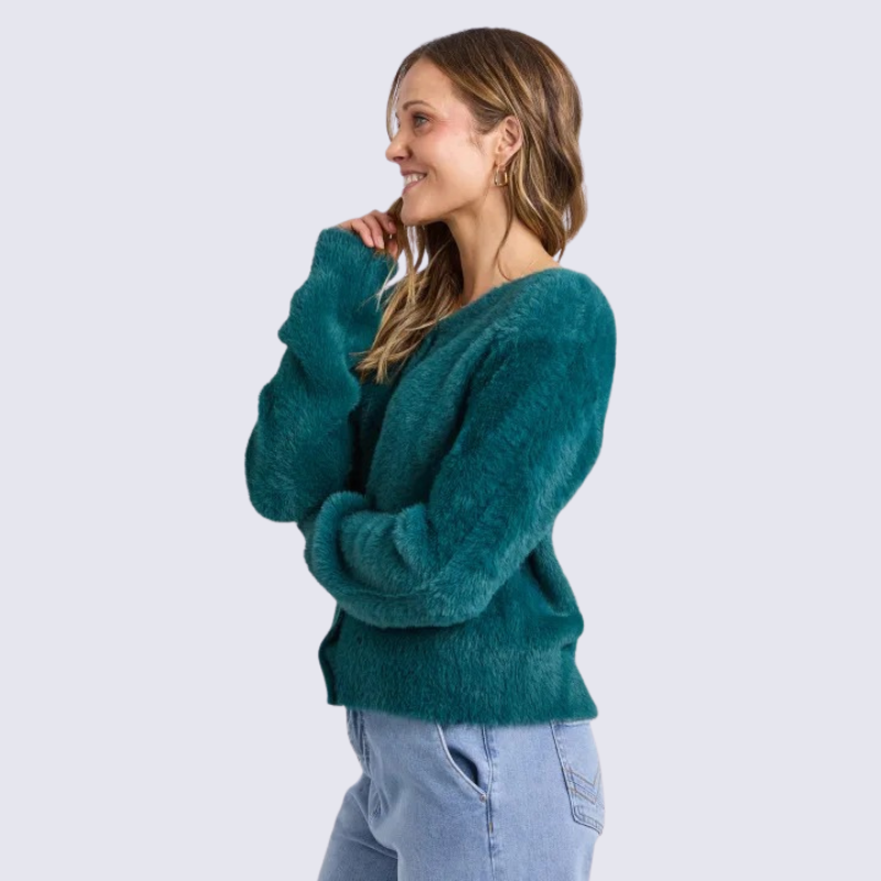 Paris Cardigan Teal