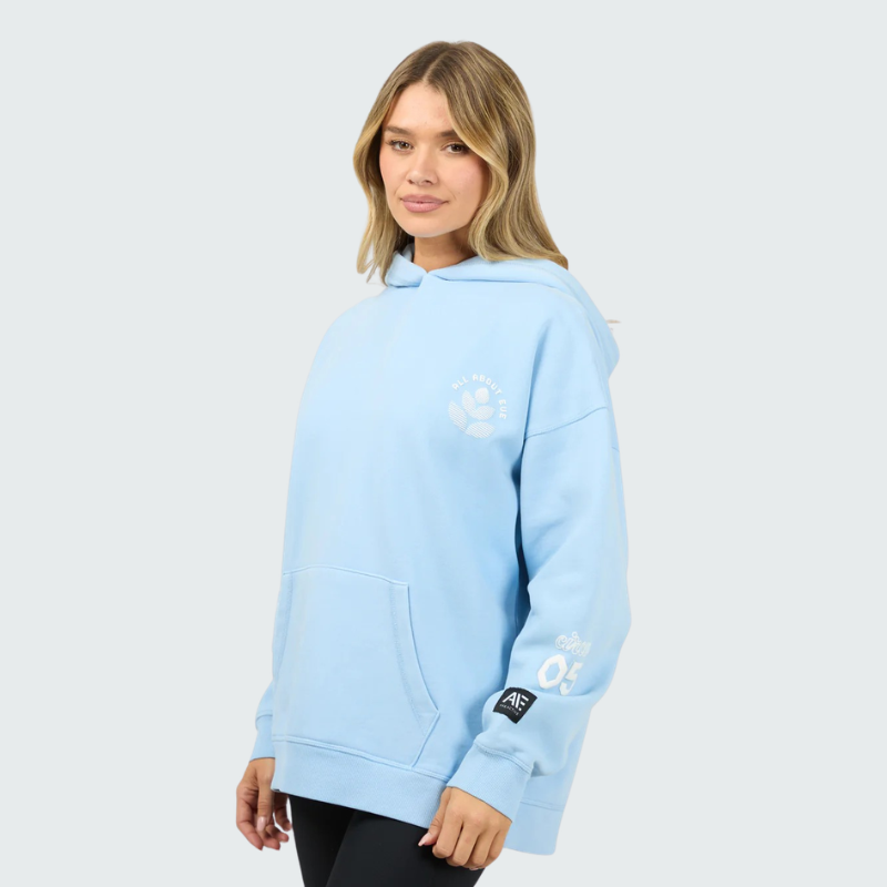 Serene Relaxed Hoodie Blue