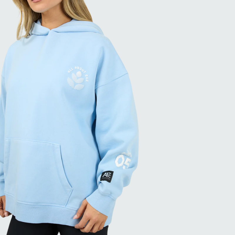 Serene Relaxed Hoodie Blue