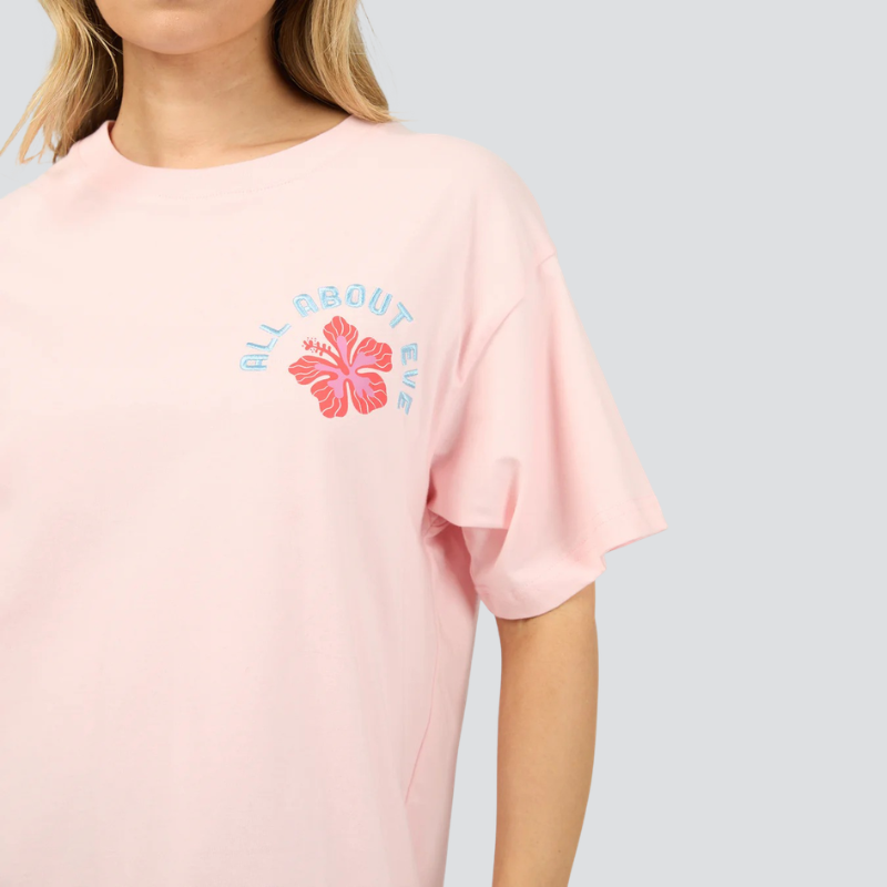 West Coast Relaxed Tee Pink