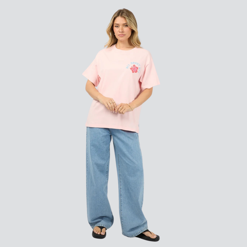 West Coast Relaxed Tee Pink