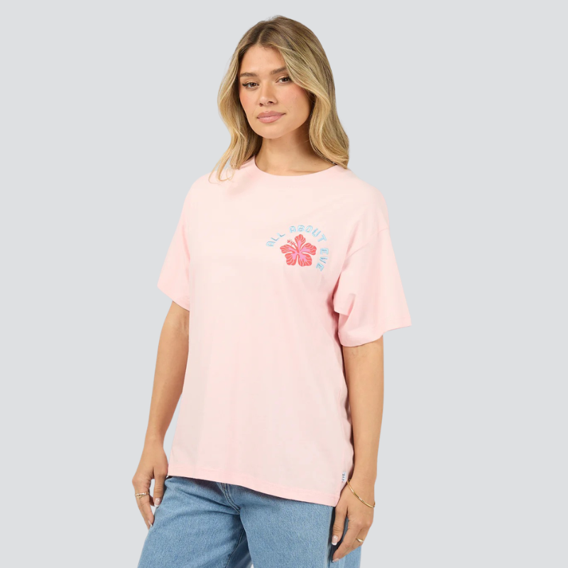 West Coast Relaxed Tee Pink